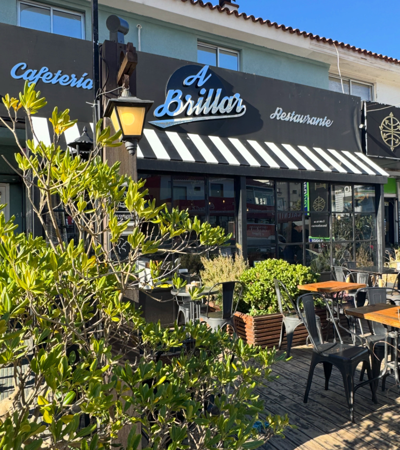 A brillar café